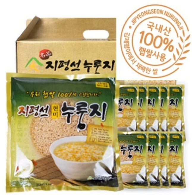 국산 현미 지평선 누룽지 (), 150g, 5개