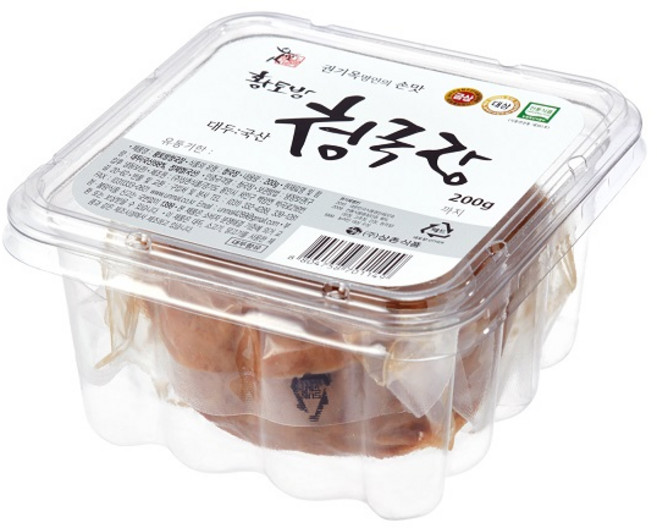 합성첨가 없는 착한 청국장 상촌식품 권기옥명인 웃말 황토방청국장 200g, 1개