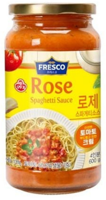 오뚜기 프레스코스파게티소스 로제600g cha+36677wX