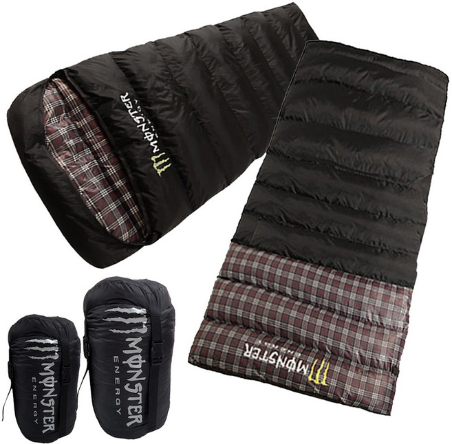 Navi 빵빵한 사계절 캠핑 침낭 연결확장 생활방수 압축수납, 2500g 일자형, 1개