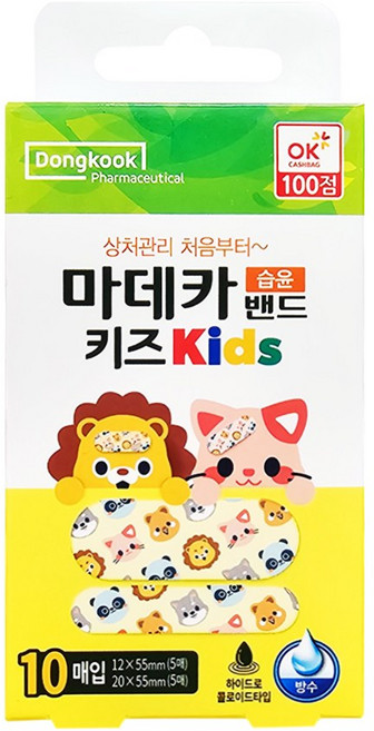 동국제약 마데카 키즈 습윤밴드 10p, 1개