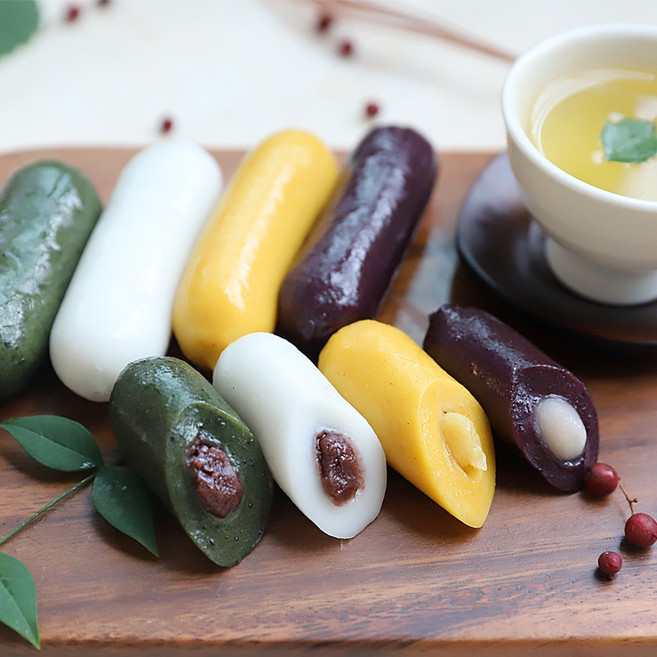 굳지않는 앙금가래떡 4종(50gx12개) / 유기농쌀 개별포장, 1개