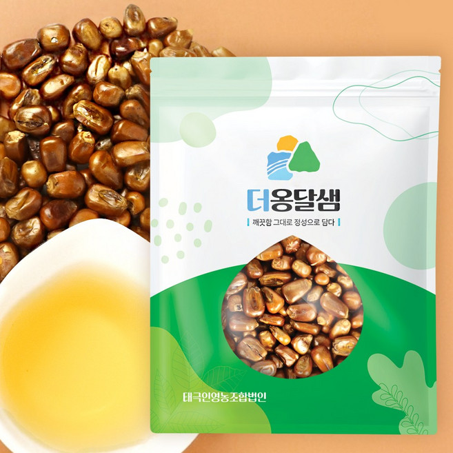 더옹달샘 국산 압력으로 볶은 옥수수차 2kg, 1개, 1개입