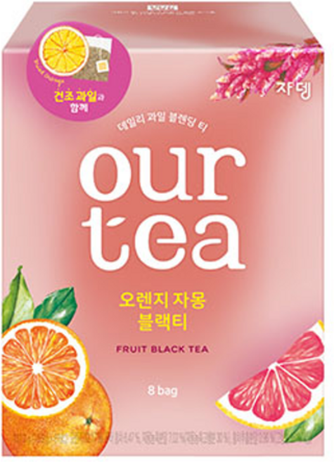 아워티 오렌지 자몽 블랙티, 18.9g, 10개입, 1개