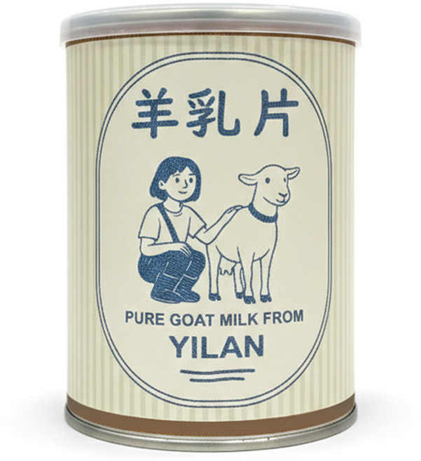 宜農牧場 羊乳片 - 來自宜蘭的純羊奶, 100g, 1個