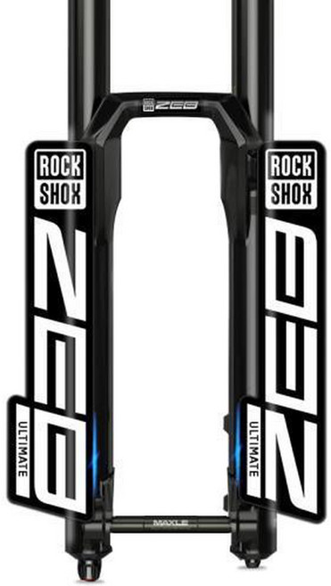 자전거보호필름 자전거 Rockshox ZEB 프론트 포크 스티커 산악 도로 데칼 사이클링 액세서리 방수 장식 스티커, A-white, 1개