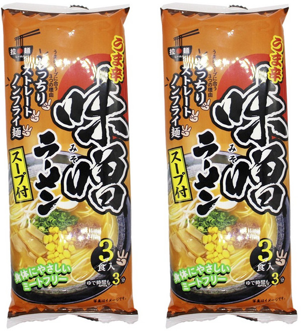 Tanaka 맛있게 매운 미소 라멘 3개입 247g, 2개
