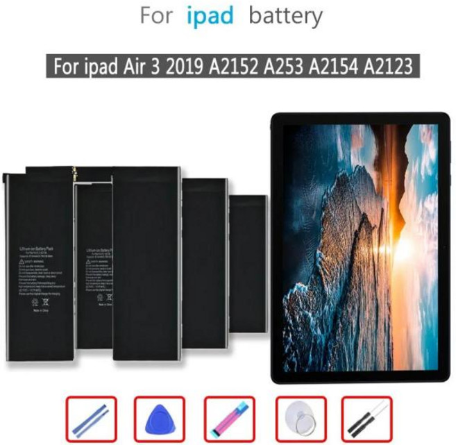 아이패드 에어 3 2019 태블릿용 프로 10.5 8134mAh 배터리 A2152 A253 A2154 A2123, 1개