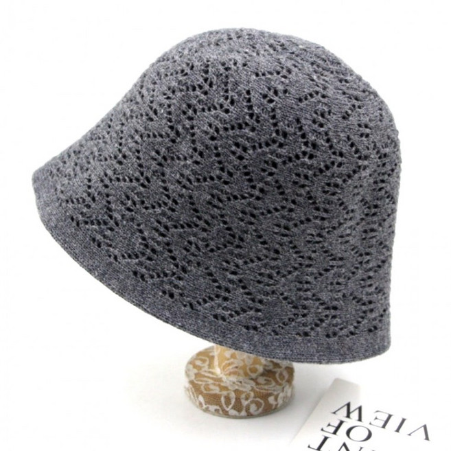 준캡 가을 겨울벙거지 펀칭지그재그 여성 여자 모자 버킷햇