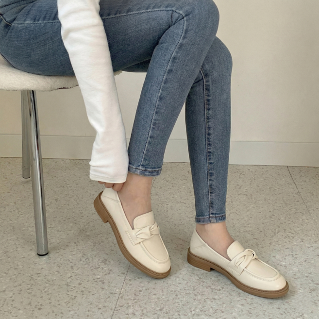 디아쿠아 바이올렛 3cm 심플 로퍼