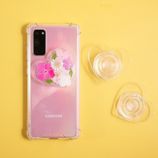 프레스코21압화 만들기 스마트톡 투명 하트모양, 1개