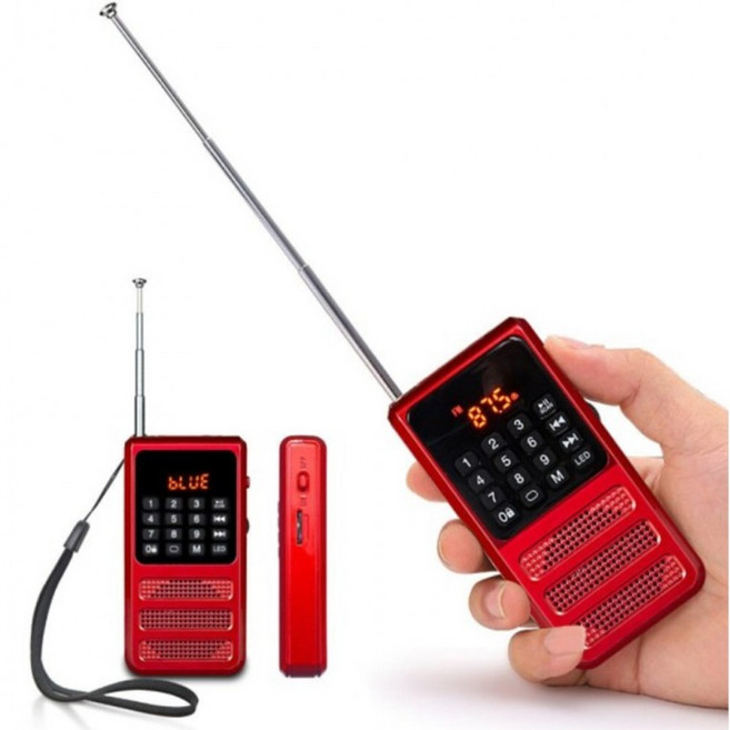 [도매포유]코비 휴대용 블루투스 라디오 HY0100, 단일상품1, 단일상품0