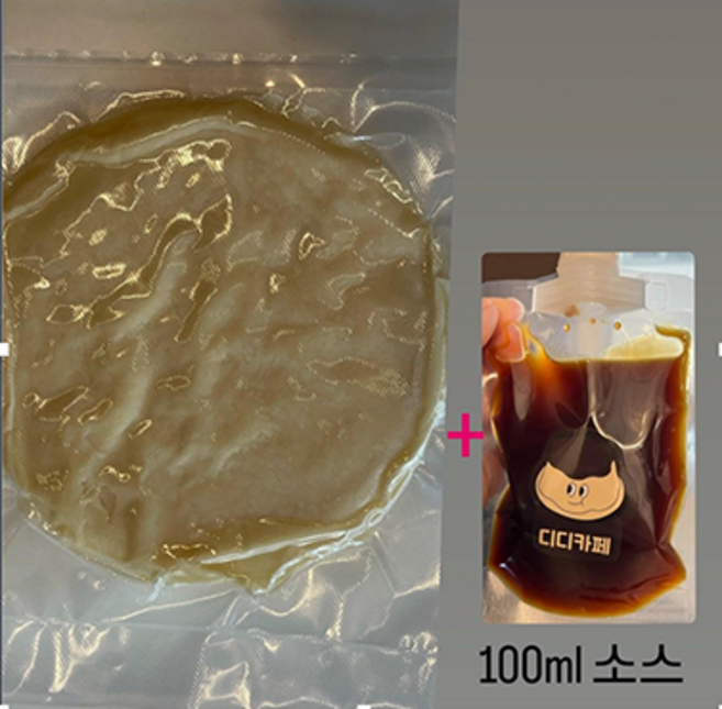 대만식 수제딴삥피+소스(100ml) (원산지:국산), 45g, 10개