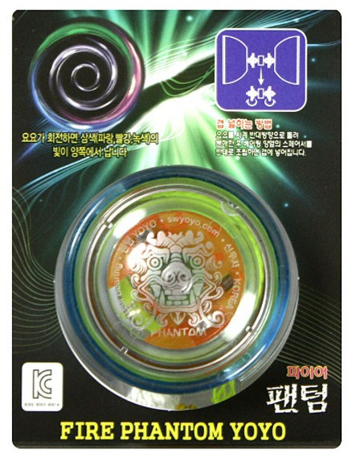 신우사 파이어팬텀요요 SW805 나비형 삼색불빛기능, 1개