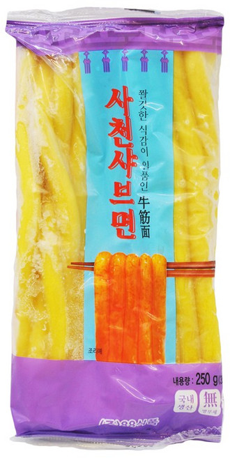 천미방 중국식품 사천샤브면 뉴진면 250g, 1개