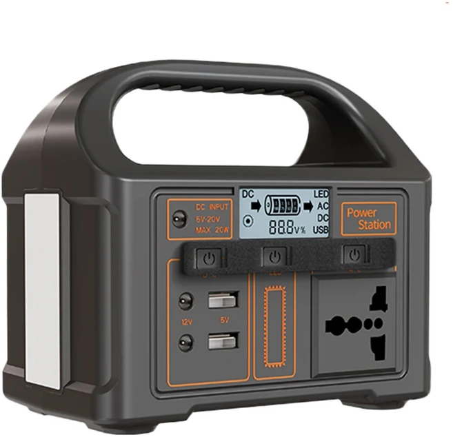 야외 캠핑 보조배터리 LED 디스플레이 100W 휴대용 태양광 발전소 110V 220V 24000mAh 여행 모험용, 01 USB 110v