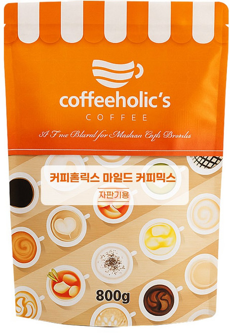 커피홀릭스 마일드 커피믹스 자판기용, 1개, 1개입, 800g