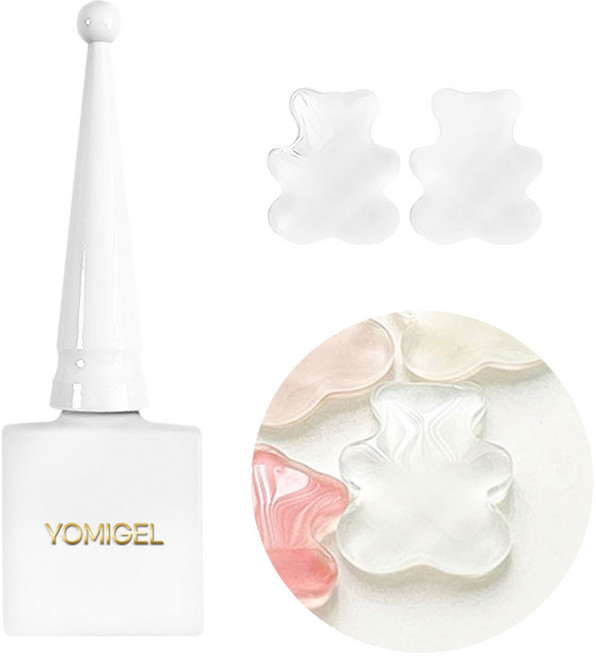 요미젤 화이트 시럽젤 누드톤 네일폴리쉬, 화이트 시럽_YMS 01, 1개