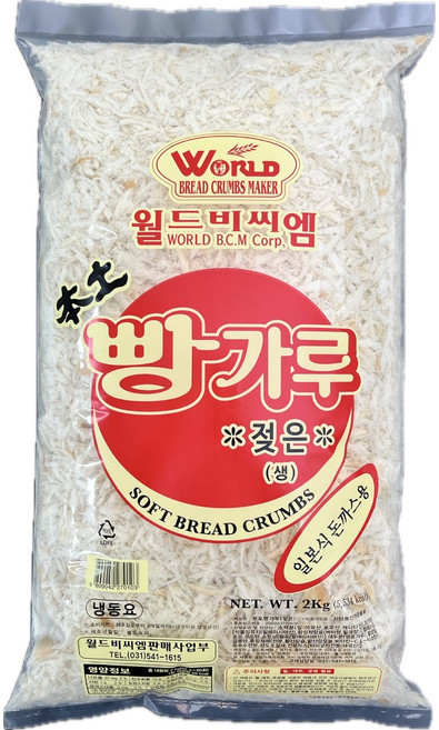 본토빵가루 월드 습식 빵가루, 2kg