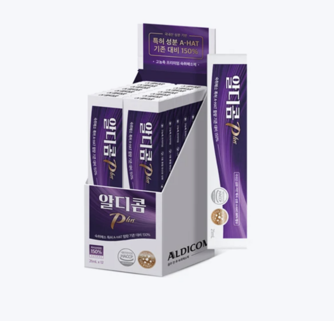 알디콤 숙취해소제 PLUS 21ml, 12개