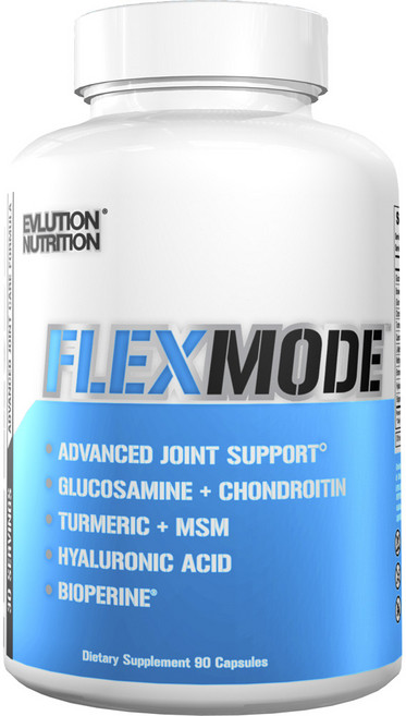 EVLUTIONNUTRITION FlexMode葡萄糖胺軟骨素補充膠囊, 90顆, 1罐