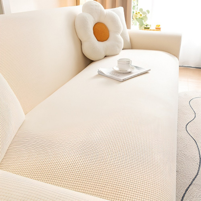 모어인 쇼파 천갈이 가죽 소파 천커버, 1개, 화이트