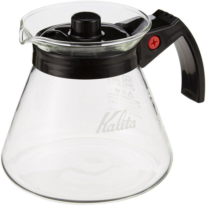 칼리타 Kalita 커피서버 전자레인지 대응 102 드리퍼용 500ml N 24인용 #31205, 1개