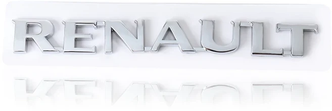 ABS 자동차 트렁크 레터 스티커 엠블럼 자동차 배지 데칼 로고 르노 콜레오스 캡처 탈리스만 카자르 RS 메, 10 RENAULT-Silver