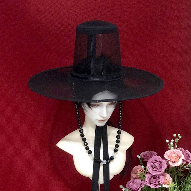 저승사자 갓 모자 양반갓 세트 선비 사극 전통 3개 소품