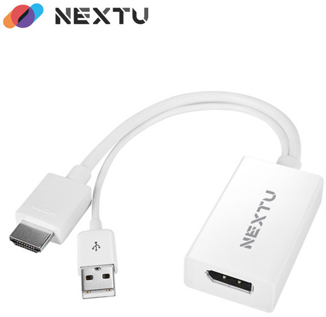 넥스트 HDMI to 디스플레이 포트 변환 아답터 NEXT-2420HDP, 01. 2420HDP (1년무상 A/S), 1개