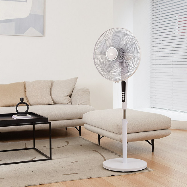 한일전기 가정용 사무용 거실용 상가용 리빙형 스탠드 키높이 16인치 선풍기, EFE-611