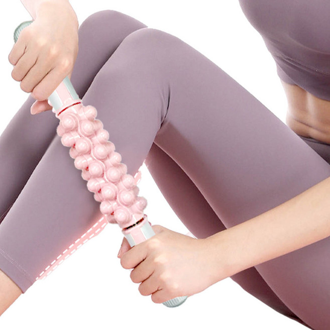 깔끔더하기 다리 마사지기 종아리 지압 롤러, 고급-스톤그레이, 1개