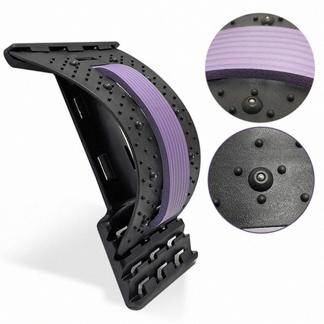 스트레칭기구 홈트용 스파인 코렉터 지압 척추교정, 1개, 휴대용 스파인코렉터