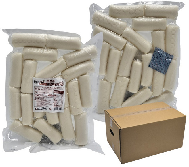 [박스] 맛플랜 비비푸드 쌀 국내 가래떡 1kg X 14ea