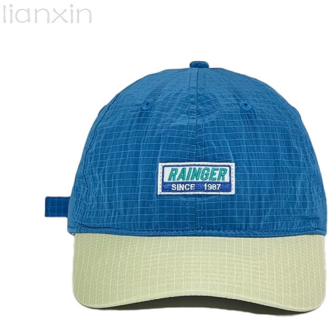 남성 여름모자 가볍고 통기성이 좋은 방수여름 모자, 파란색 주문 노란색, 조정가능한 (프리 사이즈), 1개