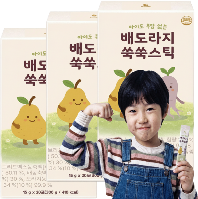 위블 배도라지스틱 물타지 않는 진짜 도라지배 진액, 60개, 15g