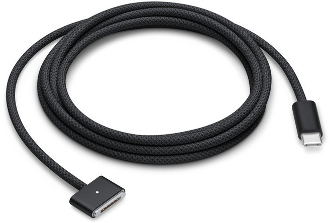 INKU MagSafe 3 磁吸充電線 Type-C 適用於 MacBook, Magsafe3黑色 40W, 1個, 2m