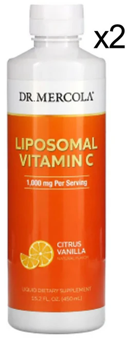 닥터머콜라 액상 리포조말 비타민C 1000mg 450ml x 2개 시트러스 바닐라, 449.517ml - 쿠팡