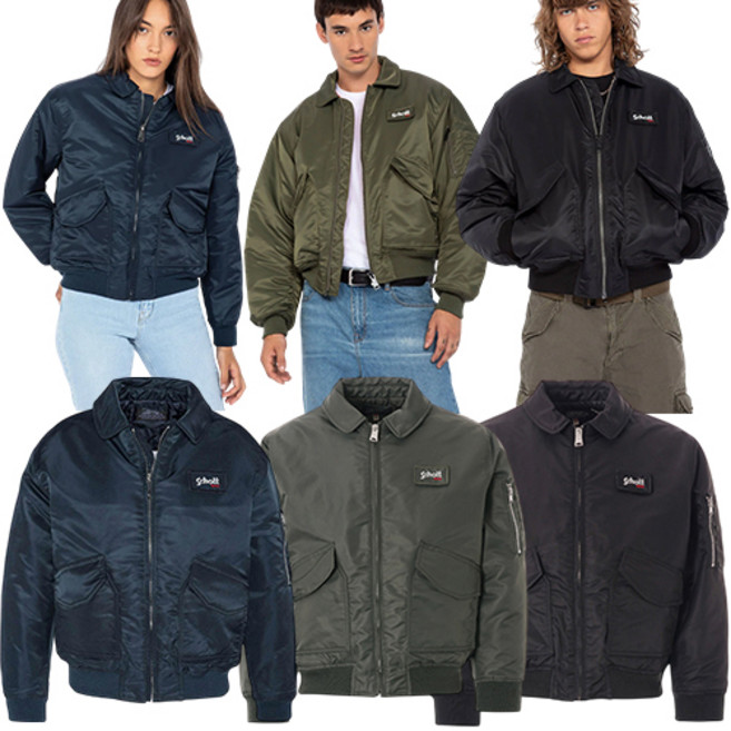 SCHOTT 쇼트NYC CWU45P 미국 항공점퍼 봄버자켓 숏파카 패딩 남여공용
