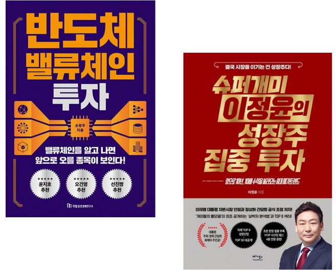 (손정우) 반도체 밸류체인 투자 + (이정윤) 슈퍼개미 이정윤의 성장주 집중 투자 (전2권)