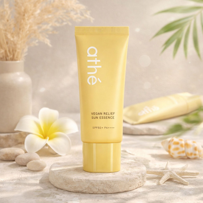 아떼 비건 릴리프 선 에센스 SPF+ PA++++, 40ml, 2개