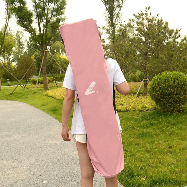 大魚板/陸地衝浪板 附滑板包, 1個, 粉色長板 升級版