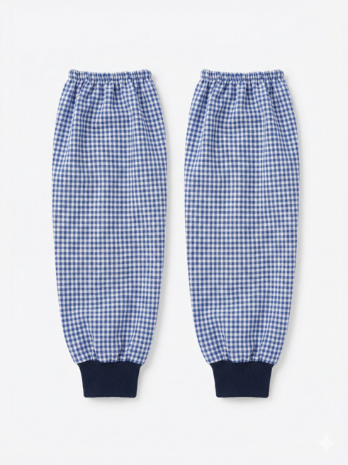 감동 국산 작업토시 미술 원예 사무 농사 공사현장 다용도 면토시, 나염 파랑