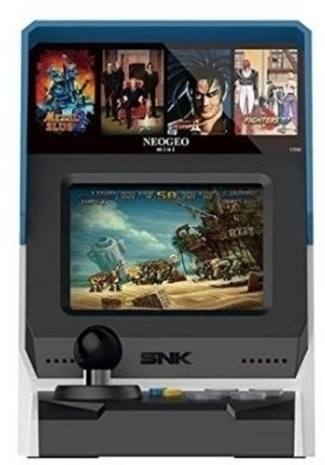 네오지오 SNK 미니 게임기 FM1J2X1800, 북미판 네오지오미니+화이트패드1개 세트