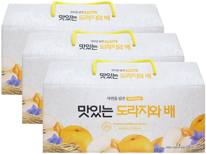 푸르담 맛있는 도라지배즙, 90개, 100ml