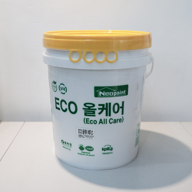 네오케미칼 ECO 올케어 에어로겔 친환경 탄성코트 규조토 고령토, 1개, 17.5kg, 골드