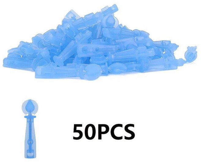 스테인레스 제거 청소 스틸 개 블랙헤드 바늘 블랙헤드 여드름 50 얼굴 제거기 바늘 도구 일회용, 50 개, 1) 50 개