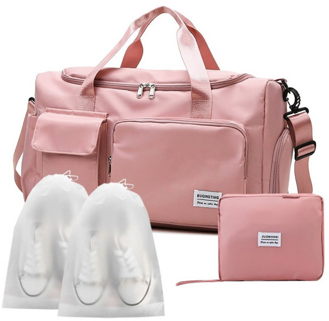 노티드트립 프리미엄 여행용 대용량 접이식 캐리어 결합 보스턴백