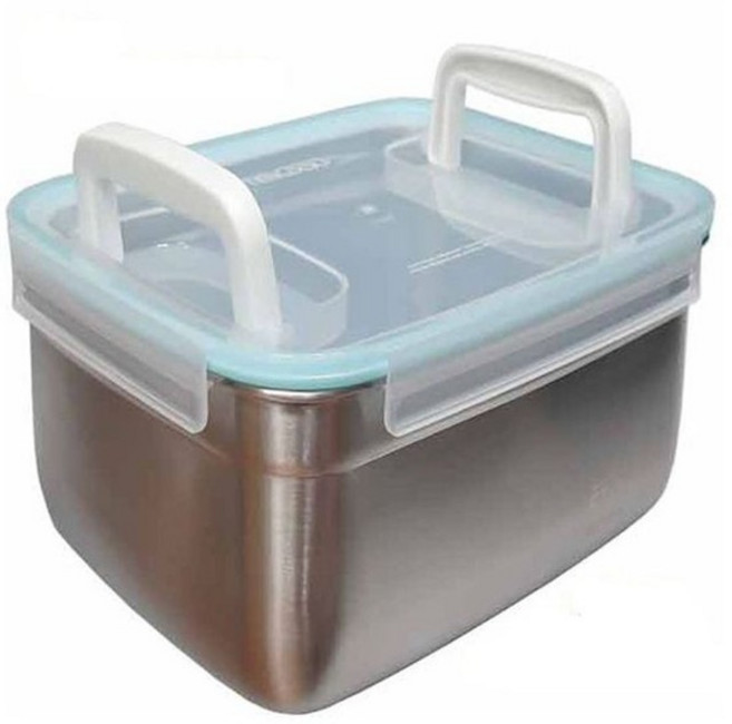 밀페용기 스텐락 김치통 밀폐용기 반찬통 냉장고 용기 11L, 1개