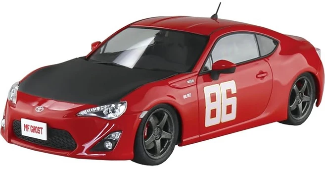 아오시마 문화 교재사 MF 고스트 No.3 카타기리 나츠무코 ZN6 TOYOTA86 제9권 자페닌슐라 마나부루 사양 1/24 프라모델 (차) - 쿠팡
